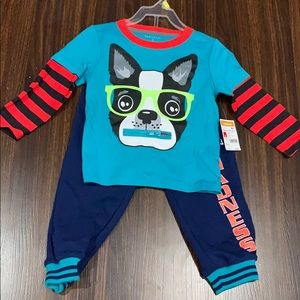 Boys 2 piece matching set size 2T
